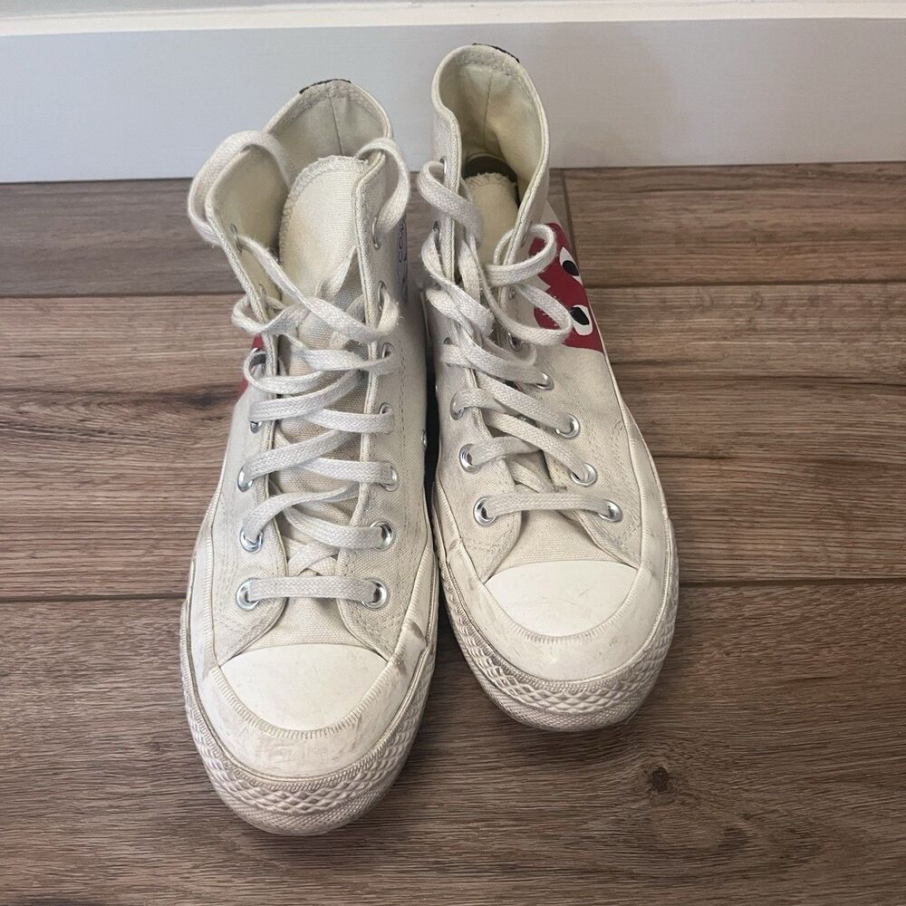Converse Comme des Garçons CDG x Chuck Taylor All Star Hi Women's 7.5 Sneakers - Picture 4 of 7